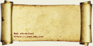 Janko Maslak vizit kartica